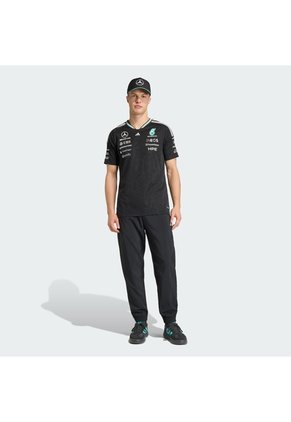 Camiseta Negra Adidas Mercedes AMG Petronas F1 Team Driver Versión Profesional Hombre