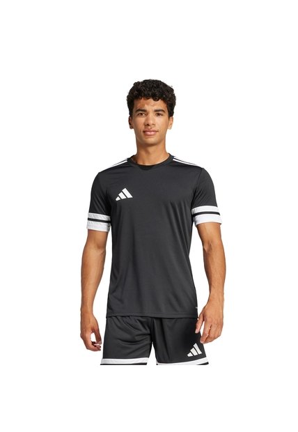 Camiseta Fútbol Negra Adidas Squadra 25 Hombre