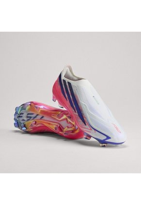Guayos Adidas Hombre F50 Hyperfast Elite Sin Cordones - Blanco