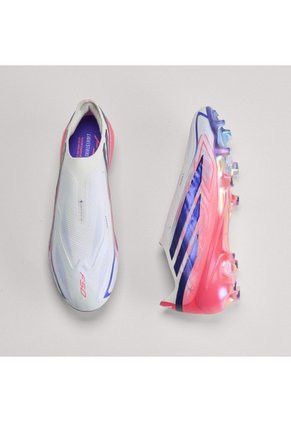 Guayos Adidas Hombre F50 Hyperfast Elite Sin Cordones - Blanco
