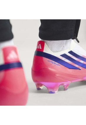 Guayos Adidas Hombre F50 Hyperfast Elite Sin Cordones - Blanco