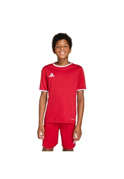 Camiseta Fútbol Roja Adidas Entrada26 Niños