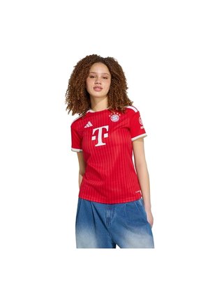 Camiseta Fútbol Roja Adidas Local Fc Bayern Munich 26/27 Mujer