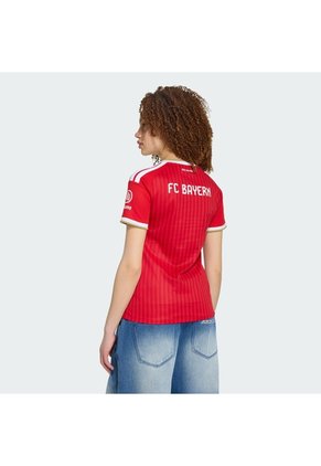 Camiseta Fútbol Roja Adidas Local Fc Bayern Munich 26/27 Mujer