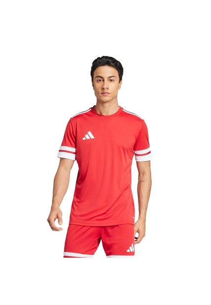 Camiseta Fútbol Roja Adidas Squadra 25 Hombre