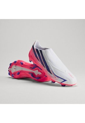 Guayos Adidas Hombre F50 Hyperfast League Sin Cordones - Blanco