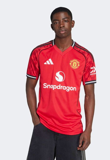 Camiseta Manchester United Local 25/26 adidas Performance Rojo