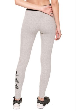 Leggings Gris-Negro adidas Performance Must Haves Stacked Logo