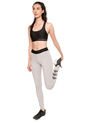 Leggings Gris-Negro adidas Performance Must Haves Stacked Logo de adidas Performance