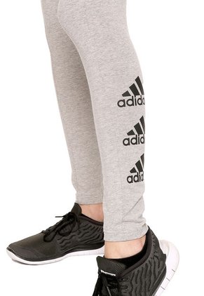 Leggings Gris-Negro adidas Performance Must Haves Stacked Logo