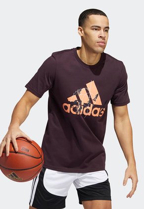 Camiseta Vinotinto Multicolor adidas Performance