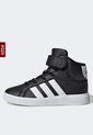 Tenis Lifestyle Negro-Blanco adidas Sportswear Grand Court Mid K de adidas Performance
