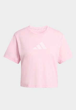 Camiseta adidas Performance Essentials Rosa