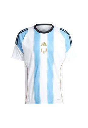 Adidas Performance Camiseta Adidas Hombre Entrenamiento Messi - Azul-Blanco Camiseta
