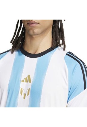 Adidas Performance Camiseta Adidas Hombre Entrenamiento Messi - Azul-Blanco Camiseta