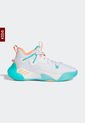 Tenis Basketball Blanco-Verde-Naranja adidas Kids Harden Stepback 3 de adidas Performance