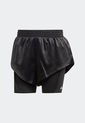 Short Negro adidas Performance Power AEROREADY 2-en-1 de adidas Performance