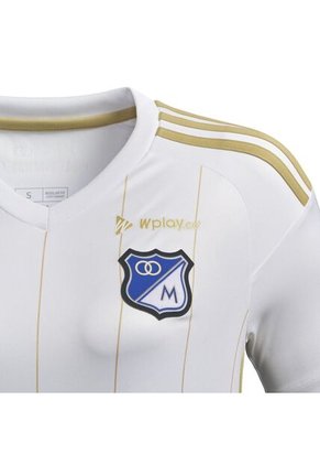 Adidas Performance Camiseta Adidas Mujer Visitante Millonarios 2024 - Blanco Camiseta