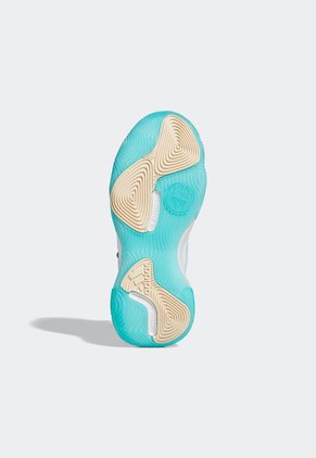 Tenis Basketball Blanco-Verde-Naranja adidas Kids Harden Stepback 3