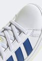 Tenis Lifestyle Blanco-Azul Royal-Amarillo adidas Sportswear Grand Court Mid K de adidas Performance
