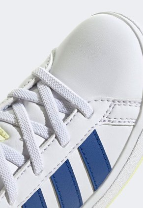 Tenis Lifestyle Blanco-Azul Royal-Amarillo adidas Sportswear Grand Court Mid K