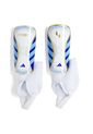 Adidas Performance Canilleras Adidas Kids Messi Match - Blanco-Azul Canilleras de adidas Performance