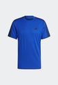 Camiseta Azul-Negro adidas Performance Tr-Es Base 3S T de adidas Performance