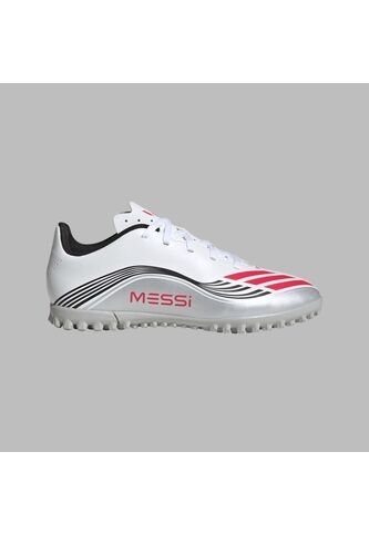 Torretin Adidas Kids F50 Messi Club TF - Blanco/Plateado adidas Performance