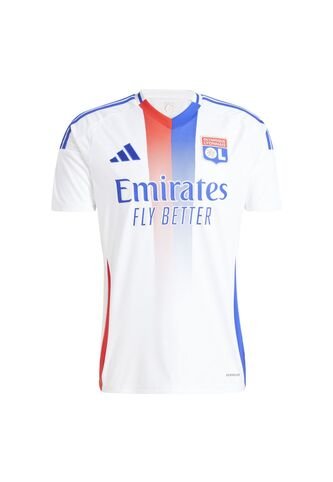 Adidas Performance Camiseta Adidas Hombre Primera Equipacion Olympique De Lyon 24/25- Blanco Camiseta adidas Performance