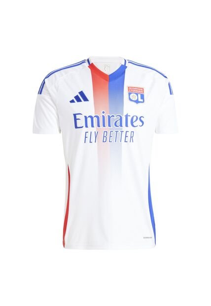Adidas Performance Camiseta Adidas Hombre Primera Equipacion Olympique De Lyon 24/25- Blanco Camiseta