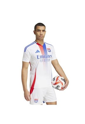 Adidas Performance Camiseta Adidas Hombre Primera Equipacion Olympique De Lyon 24/25- Blanco Camiseta