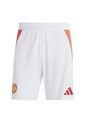 Adidas Performance Shorts Adidas Hombre Local Manchester United 24/25 - Blanco-Rojo Pantaloneta de adidas Performance