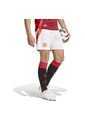 Adidas Performance Shorts Adidas Hombre Local Manchester United 24/25 - Blanco-Rojo Pantaloneta de adidas Performance