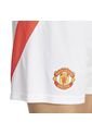 Adidas Performance Shorts Adidas Hombre Local Manchester United 24/25 - Blanco-Rojo Pantaloneta de adidas Performance