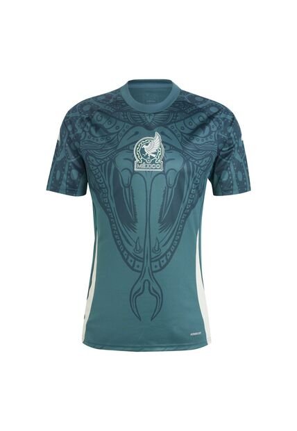 Adidas Performance Camiseta Adidas Hombre Prepartido Mexico - Verde Camiseta