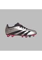 Guayos Adidas Niño Predator Club FG/MG - Plateado-Negro de adidas Performance