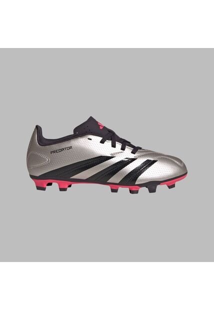 Guayos Adidas Niño Predator Club FG/MG - Plateado-Negro