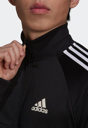 Chaqueta Negro-Blanco adidas Performance Aeroready Cut 3 Rayas