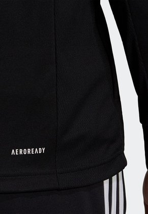 Chaqueta Negro-Blanco adidas Performance Aeroready Cut 3 Rayas
