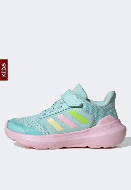Tenis Running Verde Menta-Rosa-Amarillo adidas Performance Tensaur Run 3.0 EL C