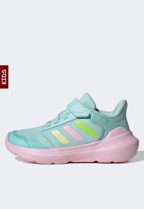 Tenis Running Verde Menta-Rosa-Amarillo adidas Performance Tensaur Run 3.0 EL C