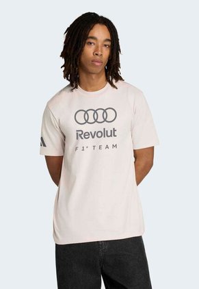 Camiseta adidas Performance Graphic Audi Revolut F1 Team DNA Beige