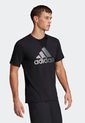 Camiseta Azul-Blanco adidas Performance Designed to Move Sport Logo de adidas Performance