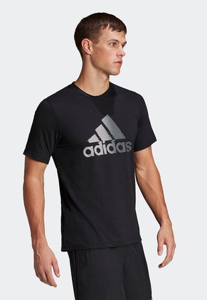 Camiseta Azul-Blanco adidas Performance Designed to Move Sport Logo