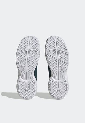 Tenis para Tennis Azul Petróleo-Amarillo Neón-Blanco adidas Performance Courtflash