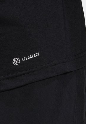 Camiseta Azul-Blanco adidas Performance Designed to Move Sport Logo