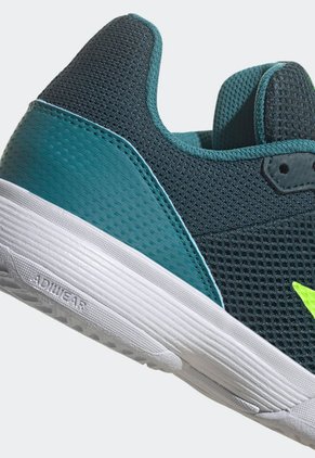 Tenis para Tennis Azul Petróleo-Amarillo Neón-Blanco adidas Performance Courtflash