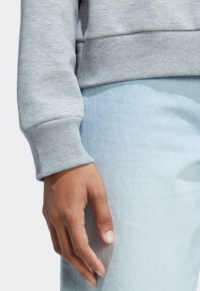 Hoodie Gris-Blanco adidas Performance Future Icons Badge of Sport