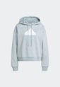 Hoodie Gris-Blanco adidas Performance Future Icons Badge of Sport de adidas Performance