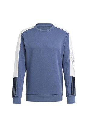 Buzo Essentials Adidas Essentials Logo - Azul-Blanco